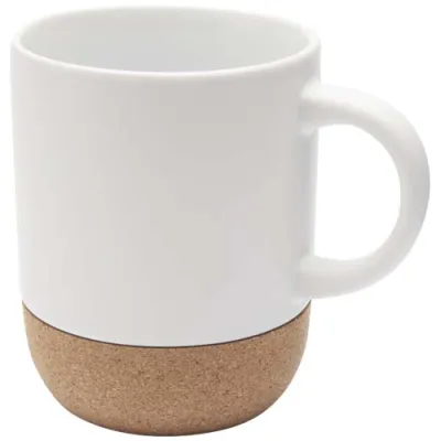 Billie keramikkrus med korkdetaljer og matt finish, 300 ml