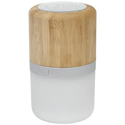 Aurea Bluetooth® høyttaler i bambus med lys