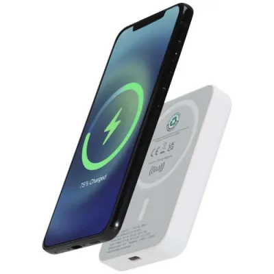 Acrab 5000 mAh 15 W magnetisk trådløs mobillader med 20 W PD – laget av resirkulert plast