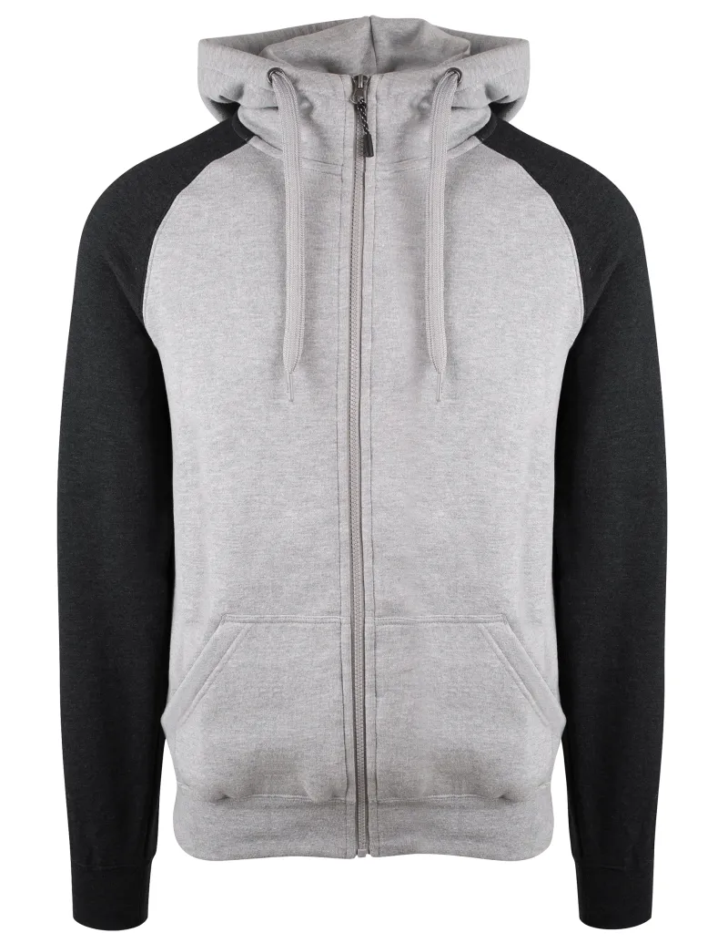 Bronx Raglan Grå/Marine XXS