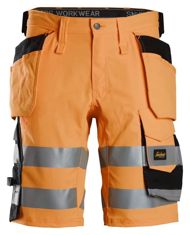 High-Vis, Shorts med stretch og hylsterlommer, Klasse 1