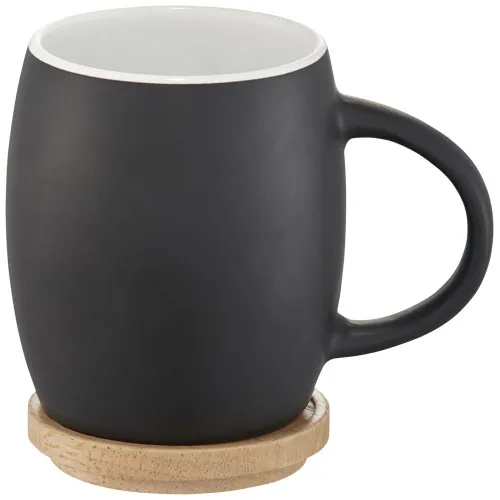 Heart keramikkrus med skål i tre 400 ml.