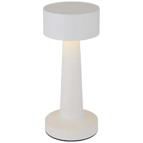 Aludra oppladbar, dimbar bordlampe med 3 lysmoduser