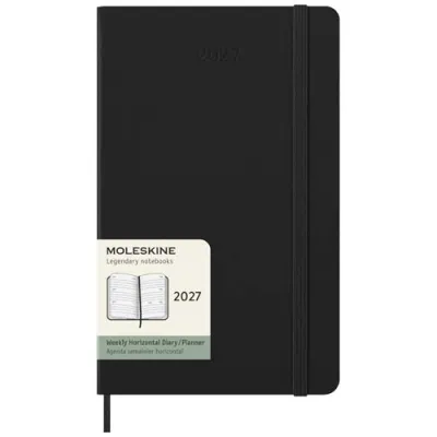 Moleskine 12 måneders ukeskalender stor, hardt omslag