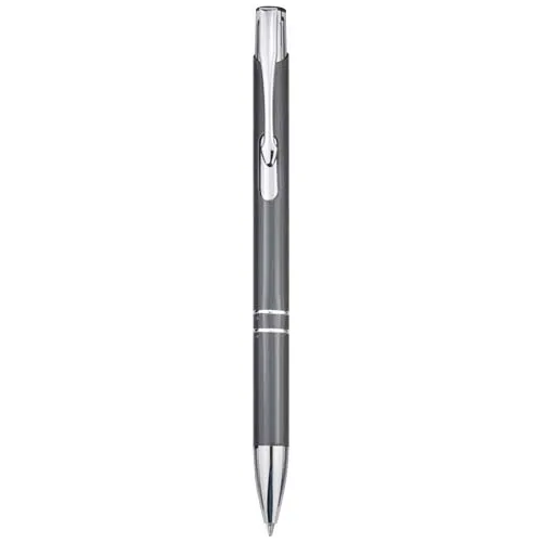 Moneta kulepenn i resirkulert aluminium (blått blekk)