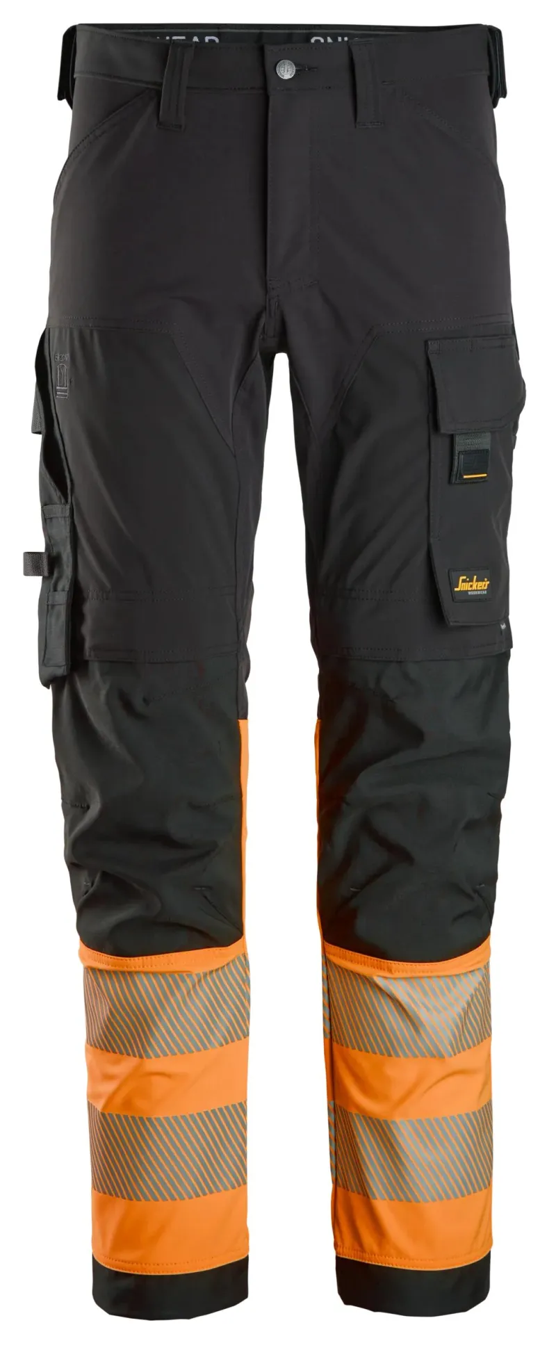 High-Vis, Arbeidsbukse med fireveisstretch, Klasse 1