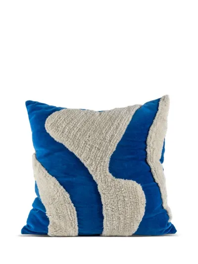Pillow Fluffy (2) Blue/beige